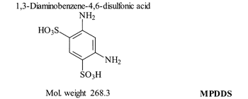 1,3-Diaminobenzene-4,6-disulfonic acid (MPDDS)