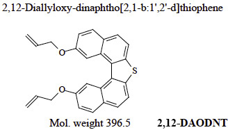 2,12-Diallyloxy-dinaphtho[2,1-b：1’,2’-d]thiophene (2,12-DAODNT)