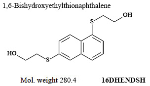 1,6-Bishydroxyethylthionaphthalene(16DHENDSH)