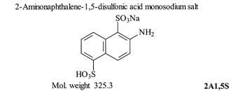 2-Aminonaphthalene-1,5-disulfonic acid monosodium salt (2A1,5S)