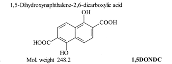1,5-Dihydroxynaphthalene-2,6-dicarboxylic acid (1,5DONDC)