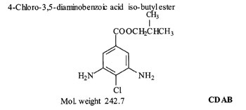 4-Chloro-3,5-diaminobenzoic acid iso-butyl ester (CDAB)