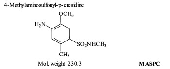 4-Methylaminosulfonyl-p-cresidine (MASPC)