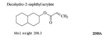 Decahydro-2-naphthyl acrylate (2DHA)