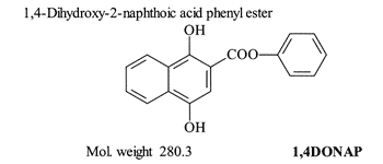 1,4-Dihydroxy-2-naphthoic acid phenyl ester (1,4DONAP)