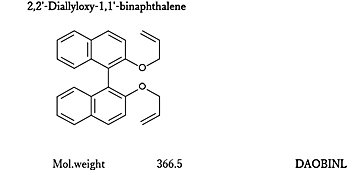 2,2'-Diallyloxy-1,1'-binaphthalene (DAOBINL)