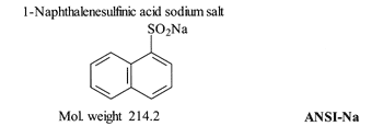 1-Naphthalenesulfinic acid sodium salt (ANSI-Na)