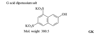 G acid dipotassium salt (GK)
