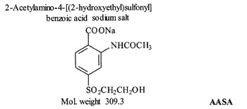 2-Acetylamino-4-[(2-hydroxyethyl)sulfonyl]benzoic acid (AASA)