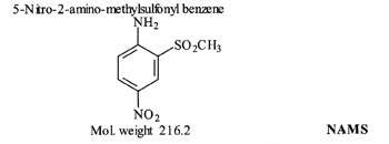 5-Nitro-2-amino-methylsulfonyl benzene (NAMS)